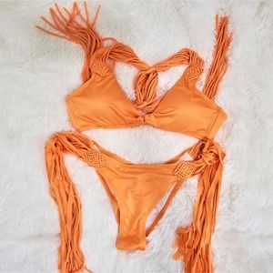 Victoria's Secret Fringe Macrame Bikini